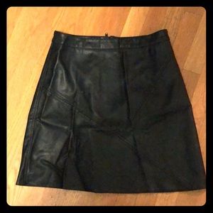 Zara Faux Leather Min Skirt